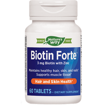 Load image into Gallery viewer, Biotin Forte 3 mg with Zinc 60 tabs