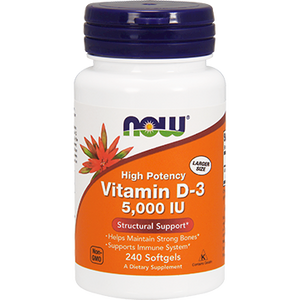 Vitamin D-3 5000 IU 240 softgels