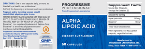 Alpha Lipoic Acid 60 caps