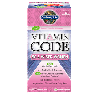 Vitamin Code 50 & Wiser Women 120 vcaps