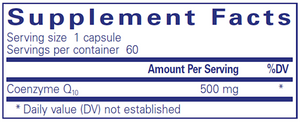 CoQ10 500 mg 60 vegcaps