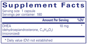 DHEA (micronized) 10 mg 180 vcaps