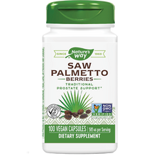 Load image into Gallery viewer, Saw Palmetto Berries 585 mg 100 caps