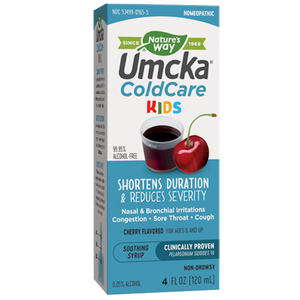 Umcka ColdCare Kids Syrup Cherry 4 fl oz