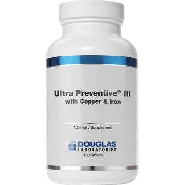 Ultra Preventive III w/Cu & Fe 180 tabs