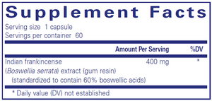 Boswellia 60 vegcaps