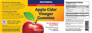 Apple Cider Vinegar Gummies 74 ct