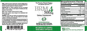 BRM4 500 mg 60 vegcaps