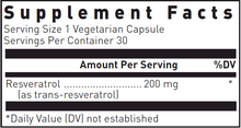 Load image into Gallery viewer, Resveratrol 30 vegcaps