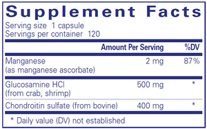 Glucosamine Chondroitin w/Manga 120vcaps