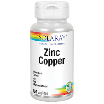 Zinc Copper Amino Acid Chel 100 vegcaps