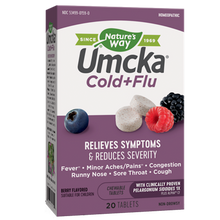 Load image into Gallery viewer, Umcka Cold+Flu Berry 20 chew