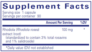 Rhodiola Rosea 100 mg 90 vegcaps