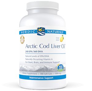 Arctic Cod Liver Oil Lemon 180 gels