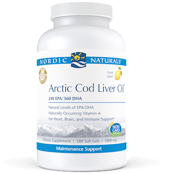 Arctic Cod Liver Oil Lemon 180 gels