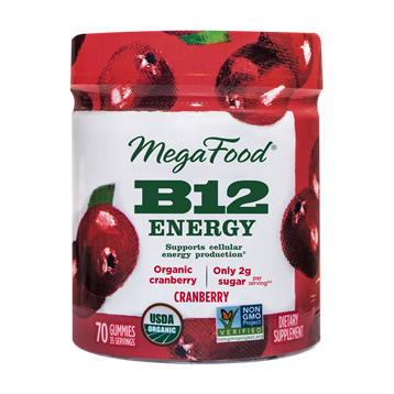 B12 Energy Gummies Cranberry 70 gummies