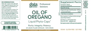 Oil of Oregano 60 lvcaps