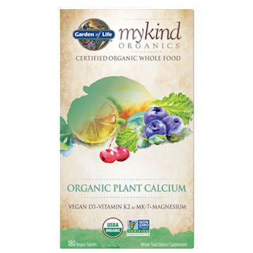 mykind Organics Plant Calcium 180 tabs