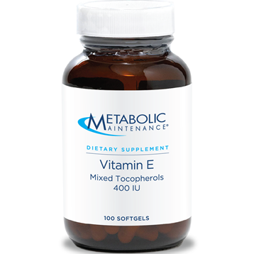 Vitamin E Mixed Tocopherols 100 gels