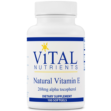 Natural Vitamin E 100 softgels