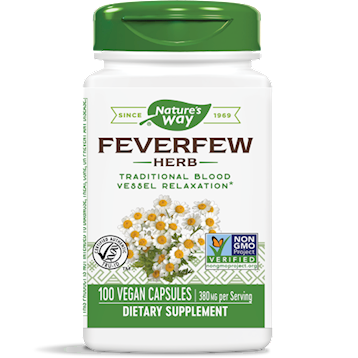Feverfew Leaves 380 mg 100 caps
