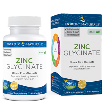Zinc Glycinate 20 mg 60 caps