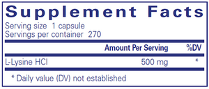 l-Lysine 270 vcaps