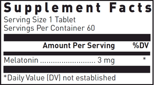 Melatonin PR 3 mg 60 tabs