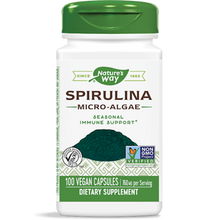 Load image into Gallery viewer, Spirulina 380 mg 100 caps