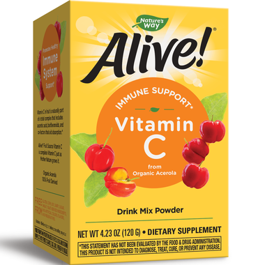 Alive! Organic Vitamin C Powder 120 g