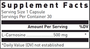 L-Carnosine 500 mg 30 caps