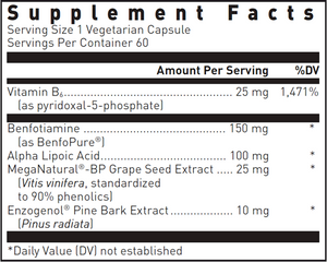 Ultra Benfotiamine 60 vcaps