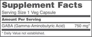 Gaba 750 mg 120 vegcaps