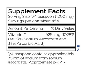 Vitamin C Powder [Reduced Acidity] 1 lb
