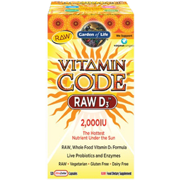 Vitamin Code RAW D3 120 caps