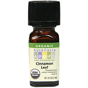 Cinnamon Leaf Organic Ess Oil .25 oz