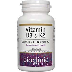 Vitamin D3 & K2 60 gels