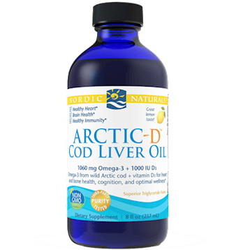 Arctic-D Cod Liver Oil Lemon 8 fl oz