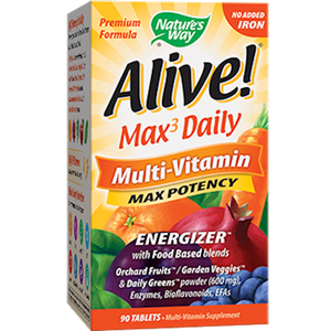 Alive! Max3 Daily (no iron) 90 tabs