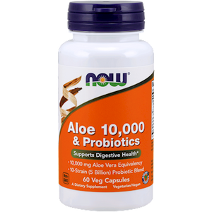 Aloe 10,000 & Probiotics 60 vegcaps