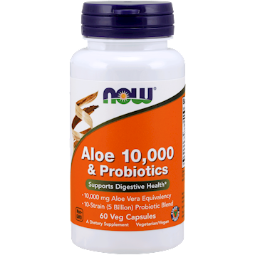 Aloe 10,000 & Probiotics 60 vegcaps