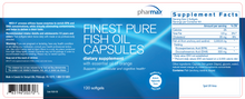 Load image into Gallery viewer, Finest Pure Fish Oil120 softgel caps