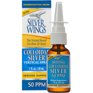 Colloidal Silver 50PPM Vert. Spray 1 oz