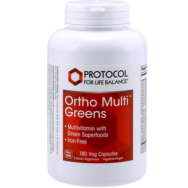 Ortho Multi Greens Iron-Free 180 vcaps