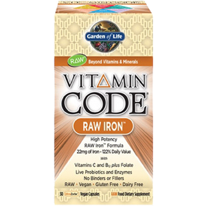Vitamin Code Raw Iron 30vcaps