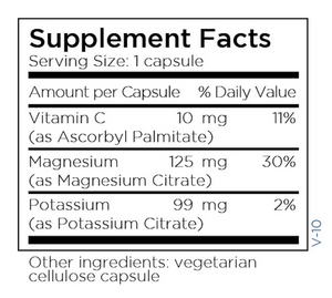 Potassium/Magnesium Citrate 250 caps