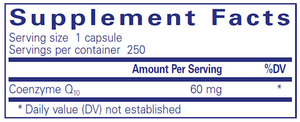 CoQ10 60 mg 250 vegcaps