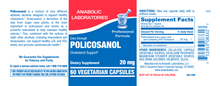 Load image into Gallery viewer, Policosanol 20 mg 60 vegcaps