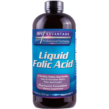 Liquid Folic Acid Supplement 8 oz