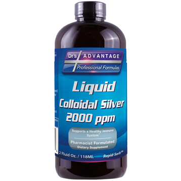 Liquid Colloidal Silver 2000 ppm 2 fl oz